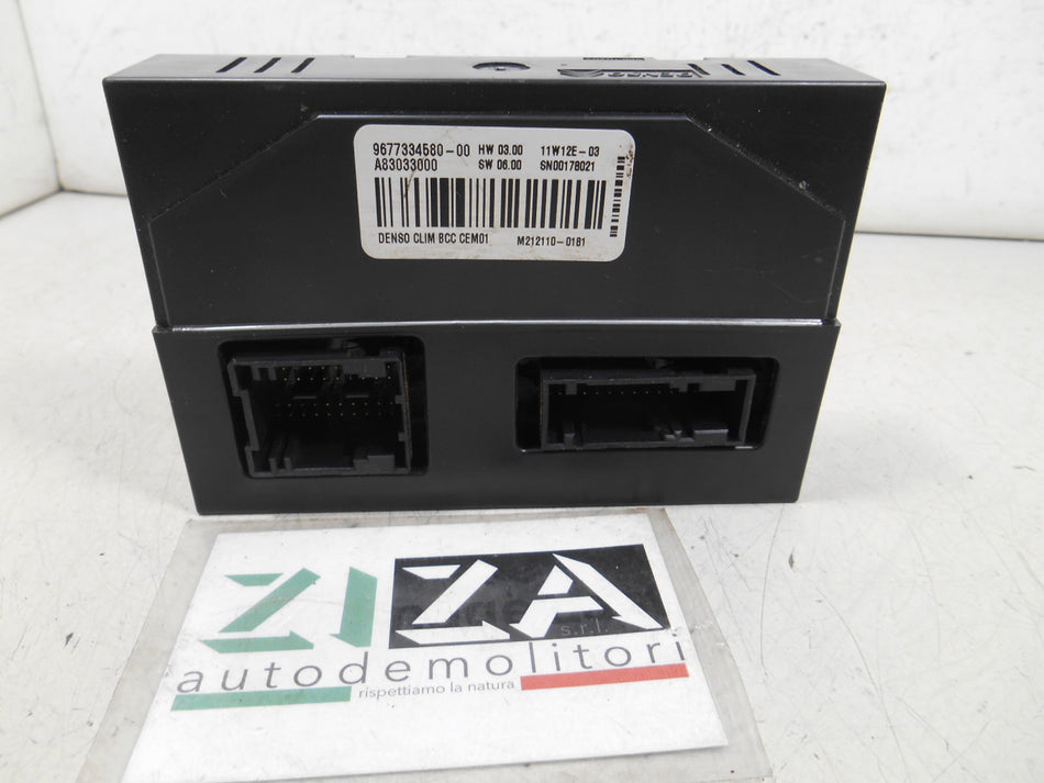 Centralina A/C Citroen C4 Picasso 2011 9677334580