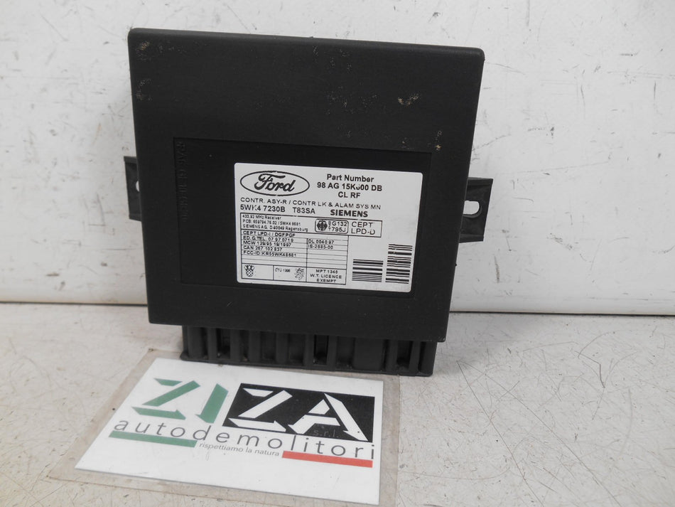 Centralina Comfort Ford Focus 1999 98AG-15K600-DB 5WK47230B