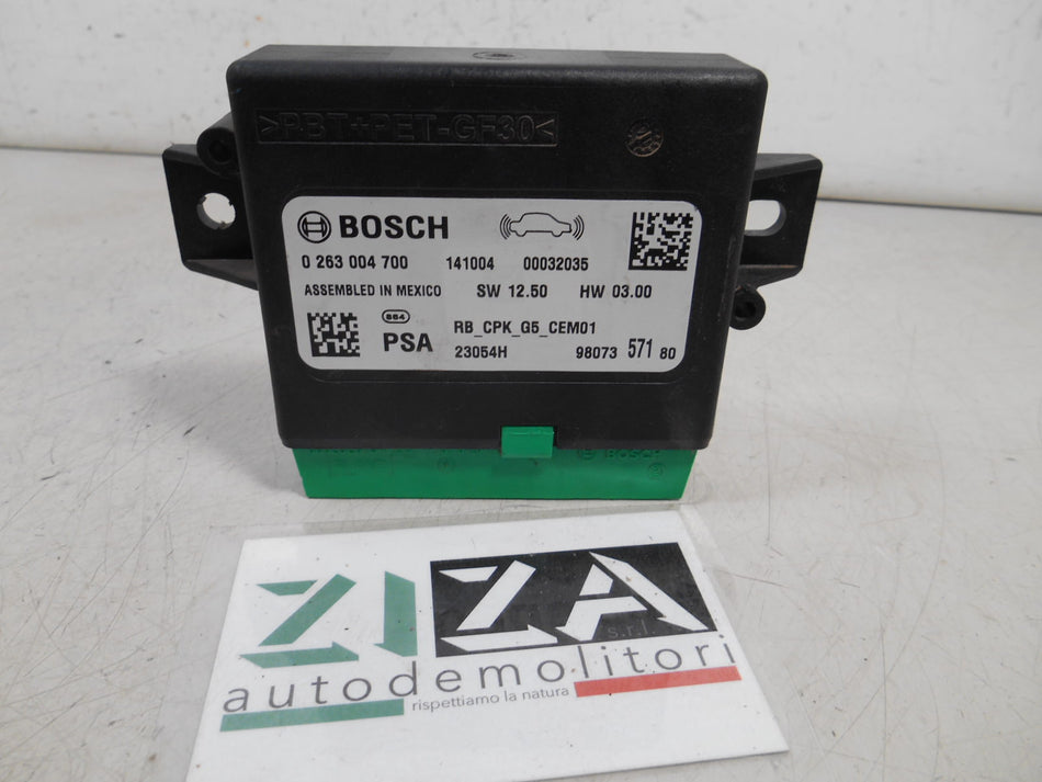 Centralina PDC Sensori di Parcheggio Peugeot 2008 I 2014 9807357180 0263004700