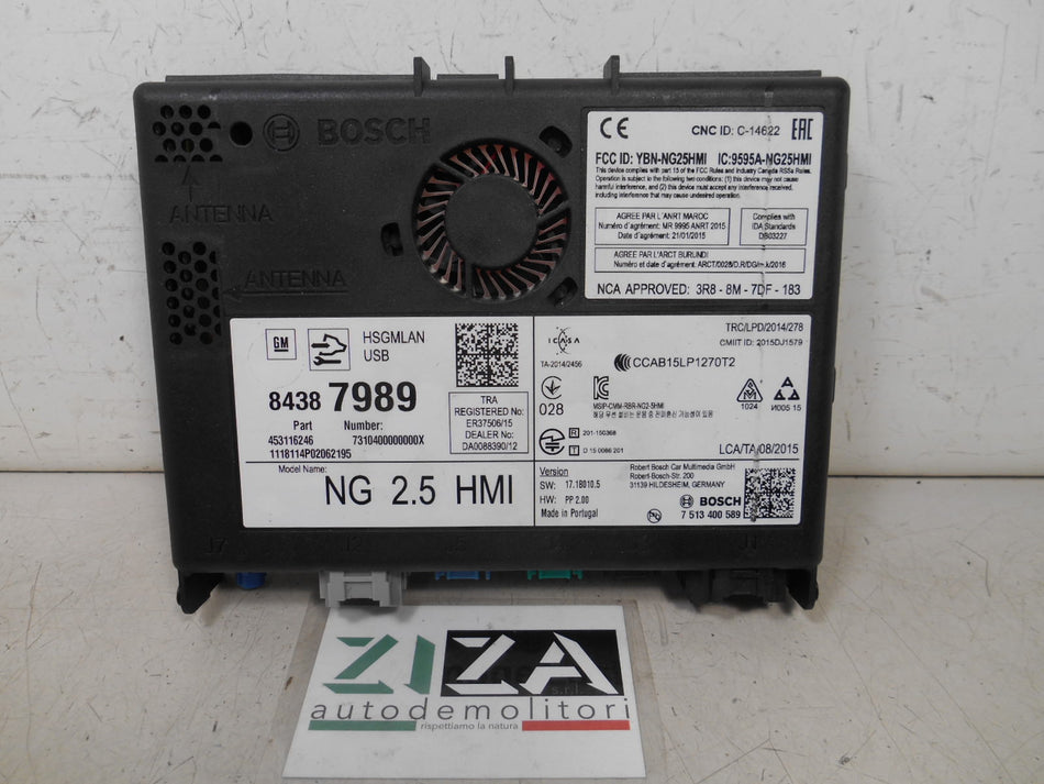 Centralina Navigatore Opel Astra K 2018 84387989