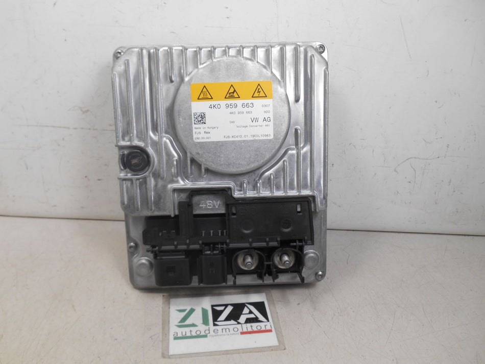 Centralina Stabilizzatore di Tensione Audi A6 C8 SW 3.0 2019 4K0959663