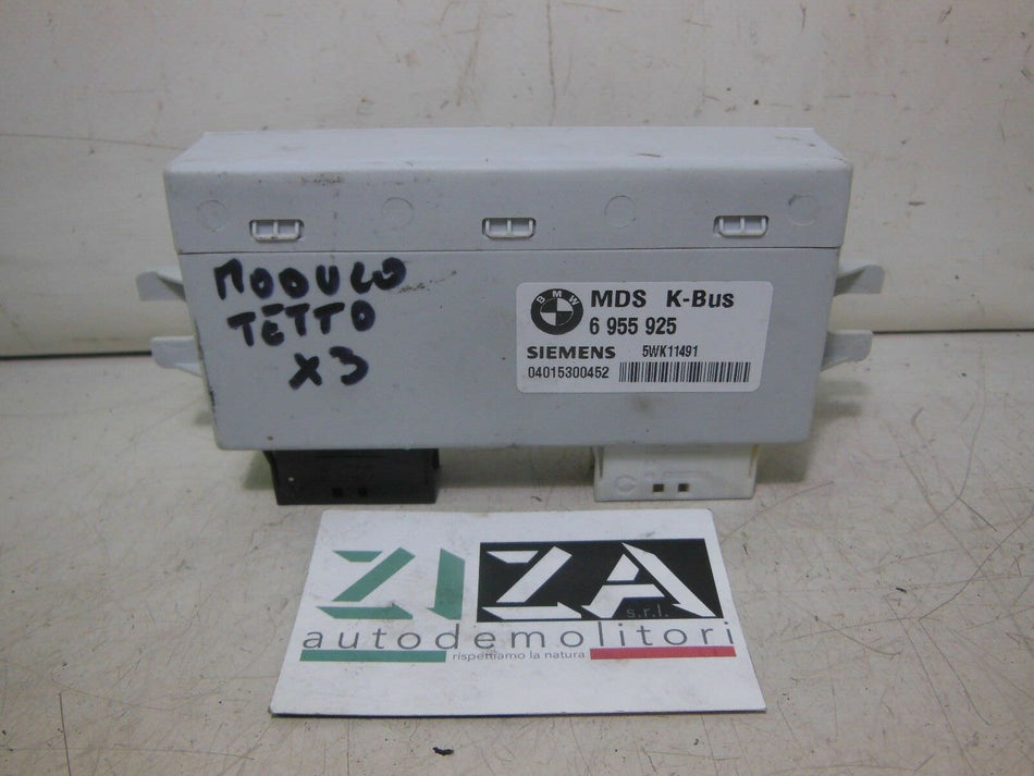 Centralina Tetto Apribile BMW X3 E83 3.0 2005 6955925
