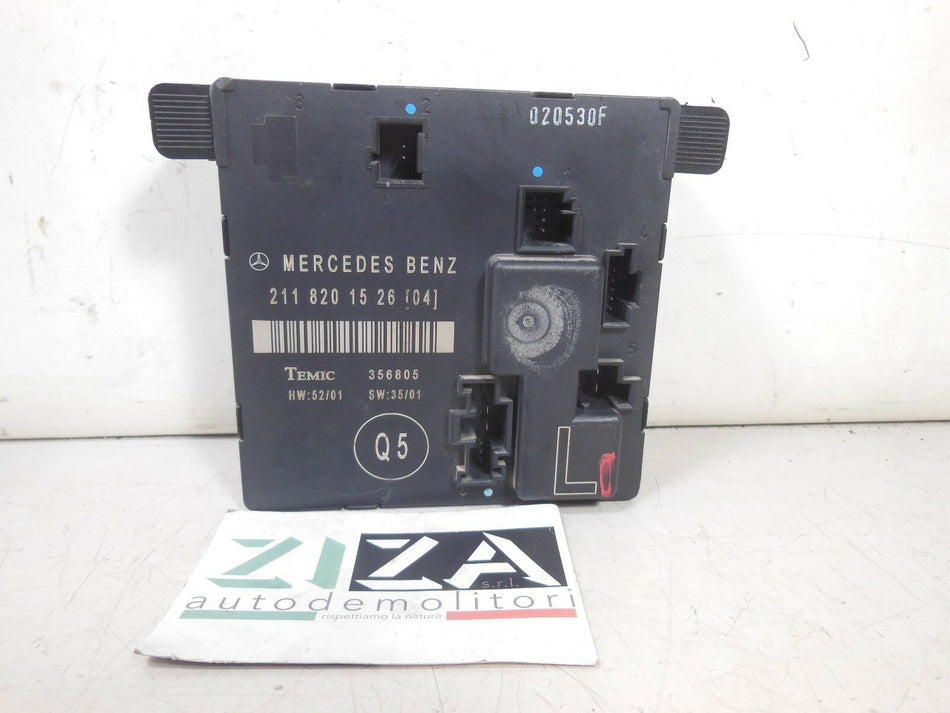 Centralina Porta Posteriore Sinistra Mercedes W211 E220 2002 2118201526