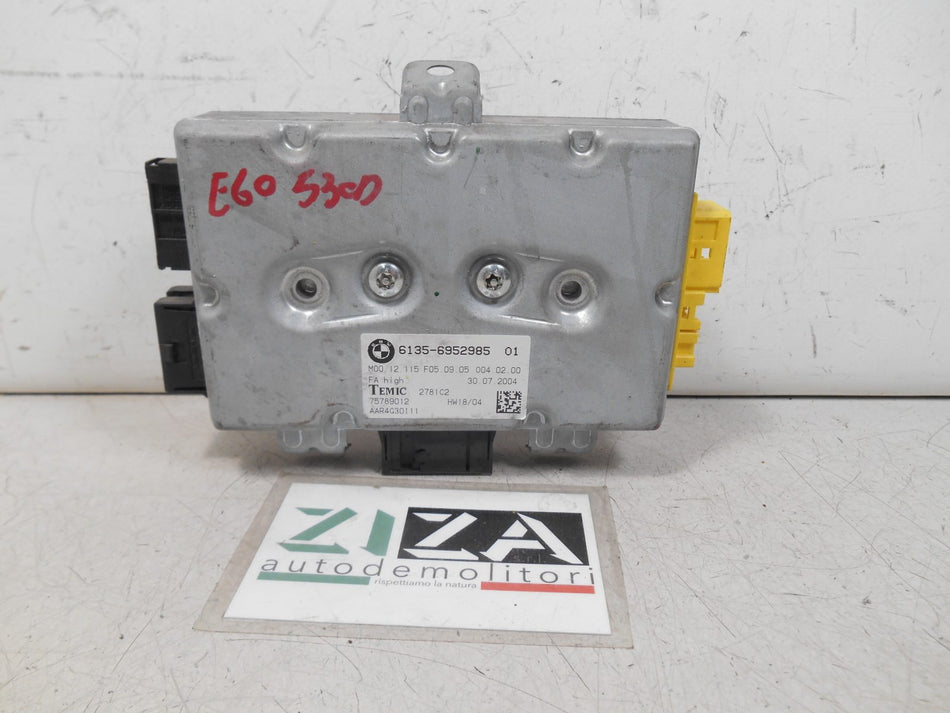 Centralina Porta Sinistra BMW E60 530D 3.0 160kw 2004 6135-6952985-01
