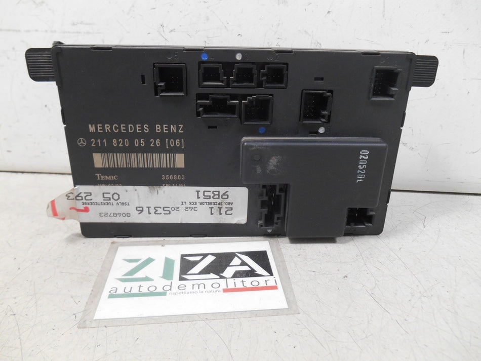 Centralina Porta Sinistra Mercedes W211 E220 2.2 150cv 646961 2003 2118200526