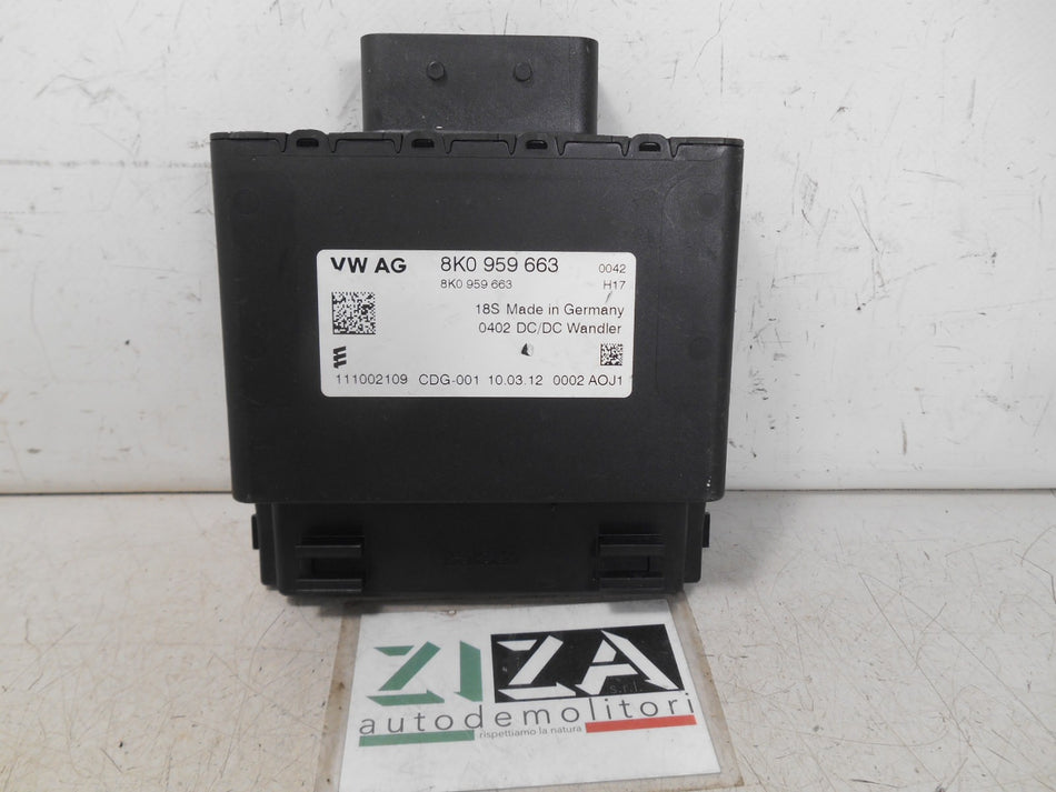 Centralina Convertitore DC/DC Audi A5 3.0 TDI 180kw CDU 2012 8K0959663