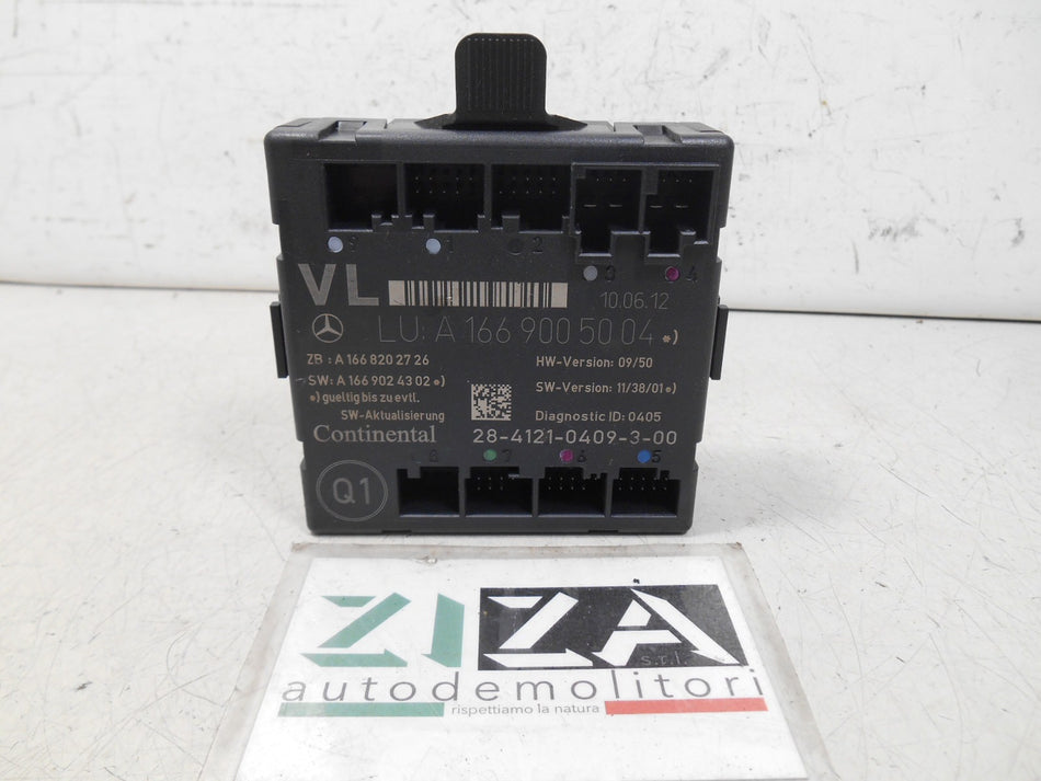 Centralina Porta Anteriore Sinistra Mercedes W246 B180 2012 A1669005004