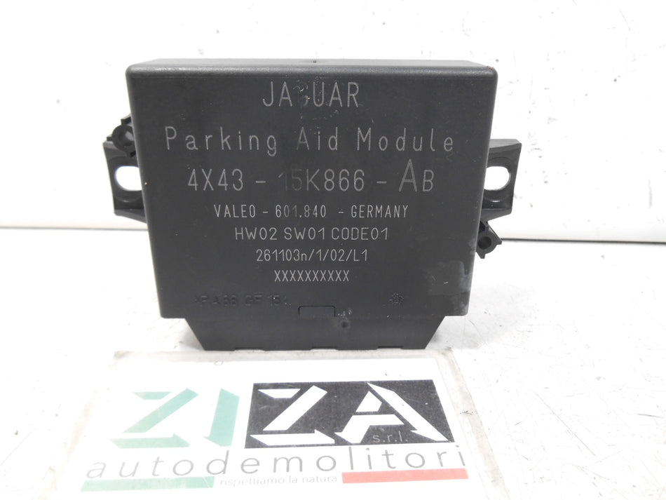 Centralina Sensori Parcheggio Jaguar X-Type X400 2004 4X43-15K866-AB