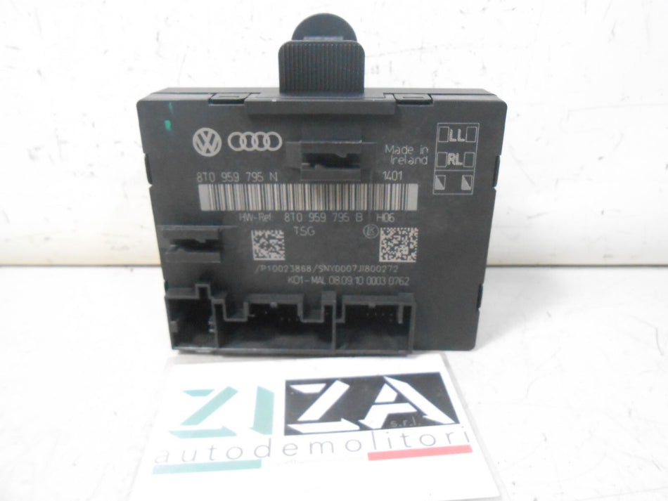 Centralina Porta Posteriore Sinistra Audi A5 Sportback 2010 8T0959795N
