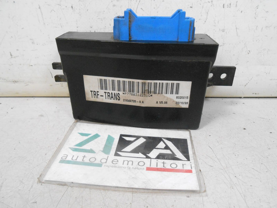 Centralina Immobilizer Renault Kangoo 1.9 D 47kw F8QK6 1998 P7700312251G