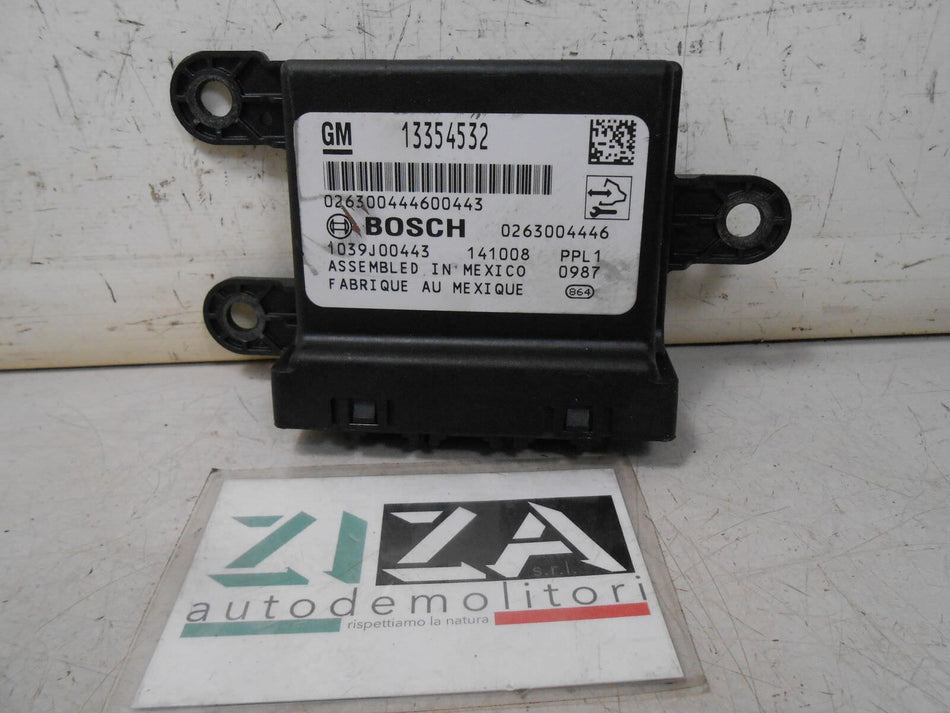 Centralina Sensori di Parcheggio Opel Mokka 2015 13354532 0263004446