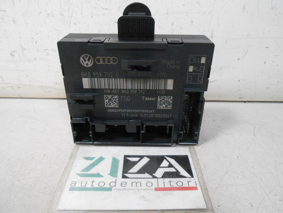 Centralina Porta Anteriore Destra Audi A4 B8 2008 8K0959792B
