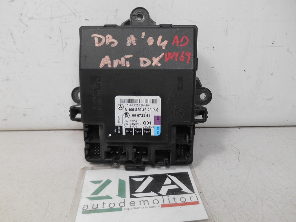 Centralina Porta Anteriore Destra Mercedes W169 A1698204626