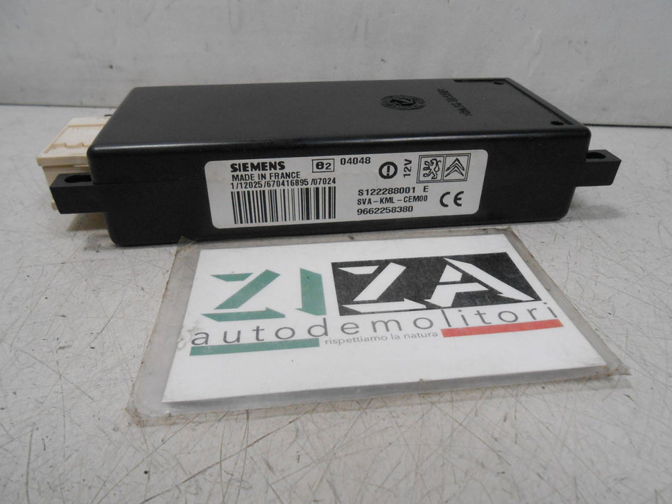Centralina Bluetooth Fiat Scudo 2007 9662258380 S122288001E