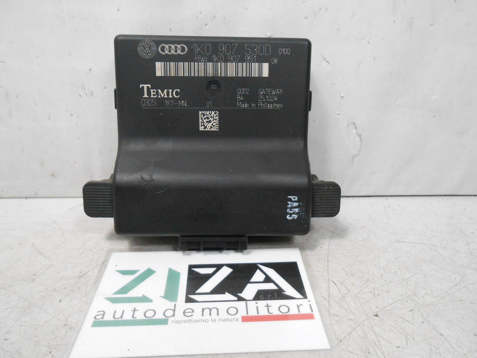 Centralina Gateway Audi A3 8P Sportback 1.6 85kw BLP 2005 1K0907530D