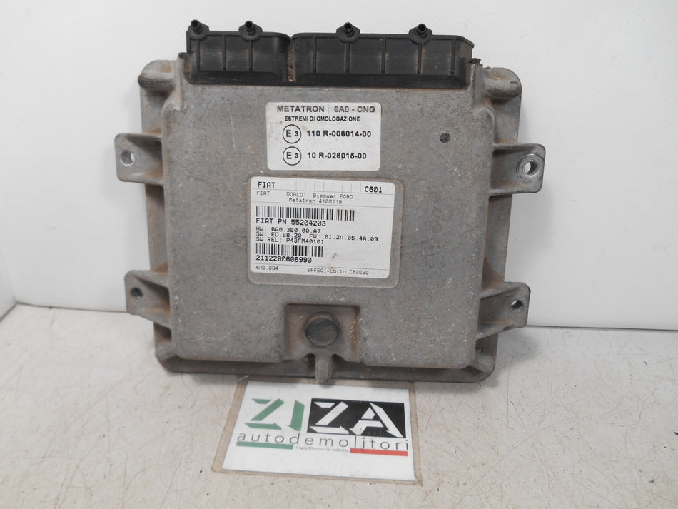 Centralina Metatron Fiat Doblò I 1.6 B/Met 76kw 182B6000 2007 55204203 4100119