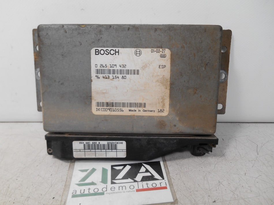 Centralina ESP Peugeot 607 2.2 98kw 4HX 2001 9641315480 0265109432