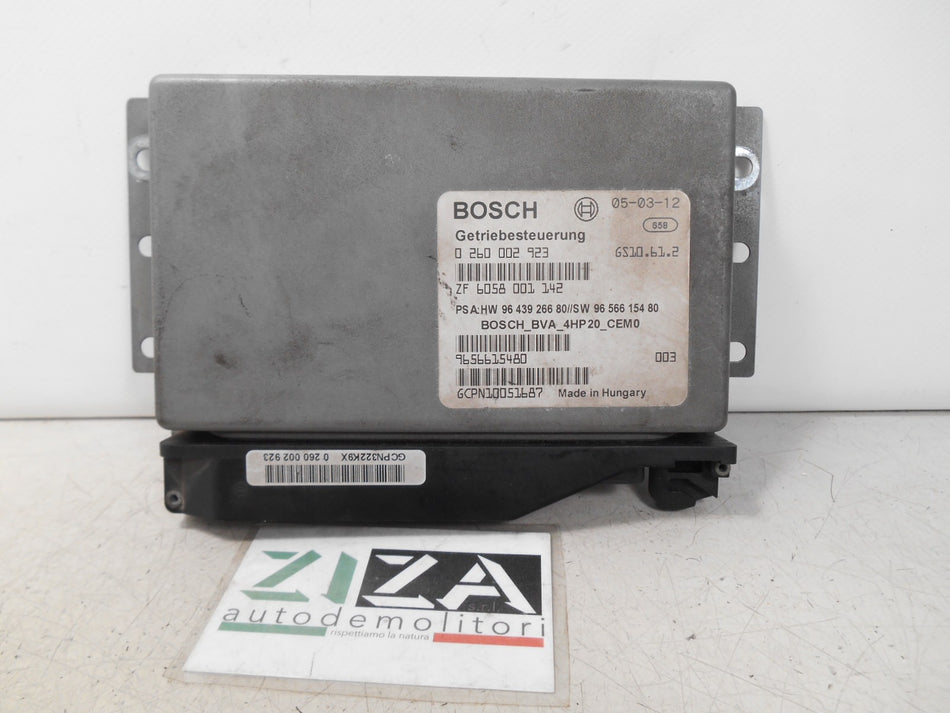 Centralina Cambio Automatico Peugeot 407 2.0 HDI 136cv RHR 2005 0260002923 9643926680