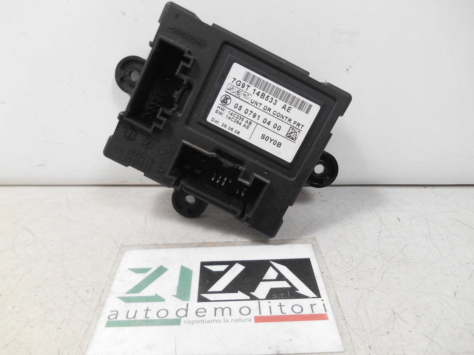 Centralina Porta Anteriore Sinistra Ford Mondeo III 2009 7G9T-14B533-AE