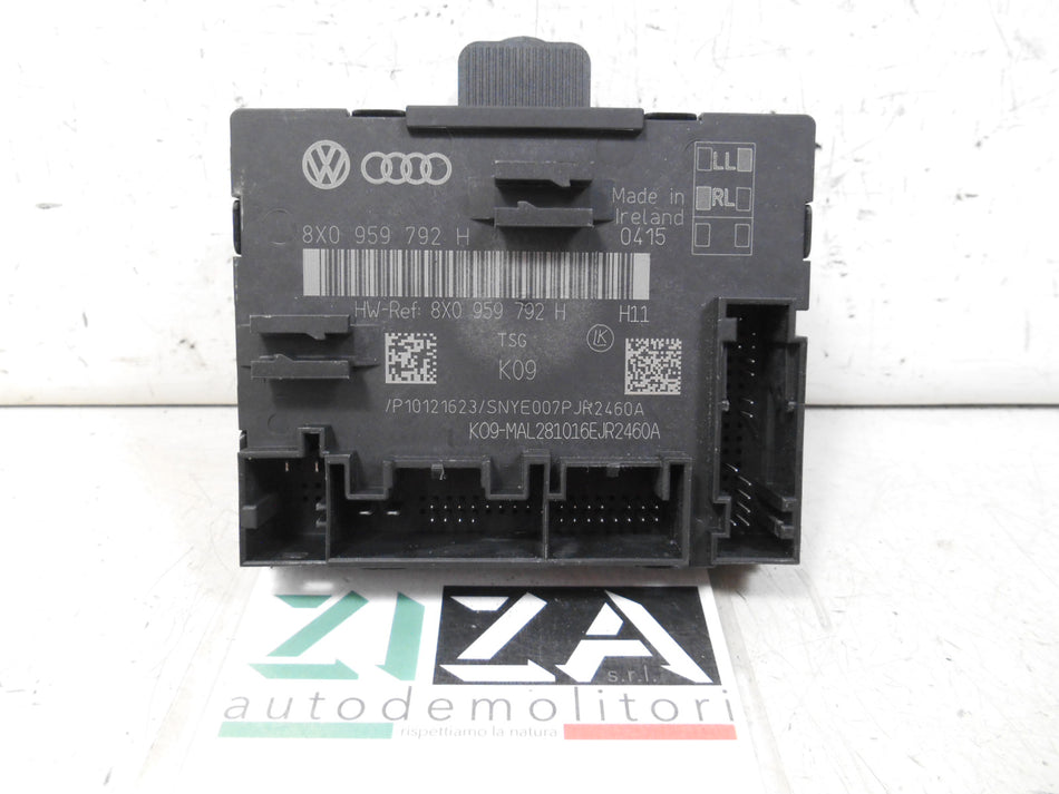 Centralina Porta Anteriore Destra Audi Q3 8U 2017 8X0959792H
