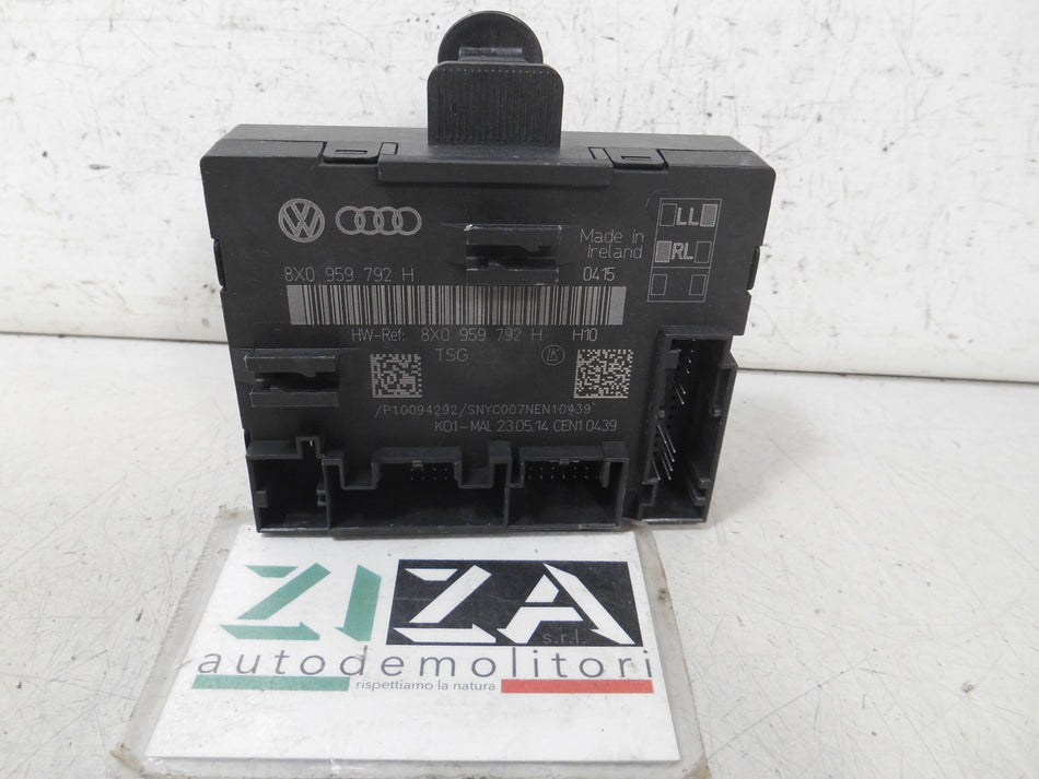Centralina Porta Anteriore Destra Audi Q3 8U 2017 8X0959792H