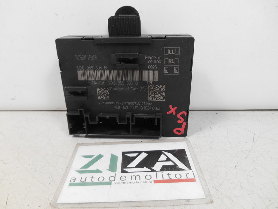 Centralina Porta Posteriore Destra Sinistra Audi A3 8V 2014 5Q0959395B