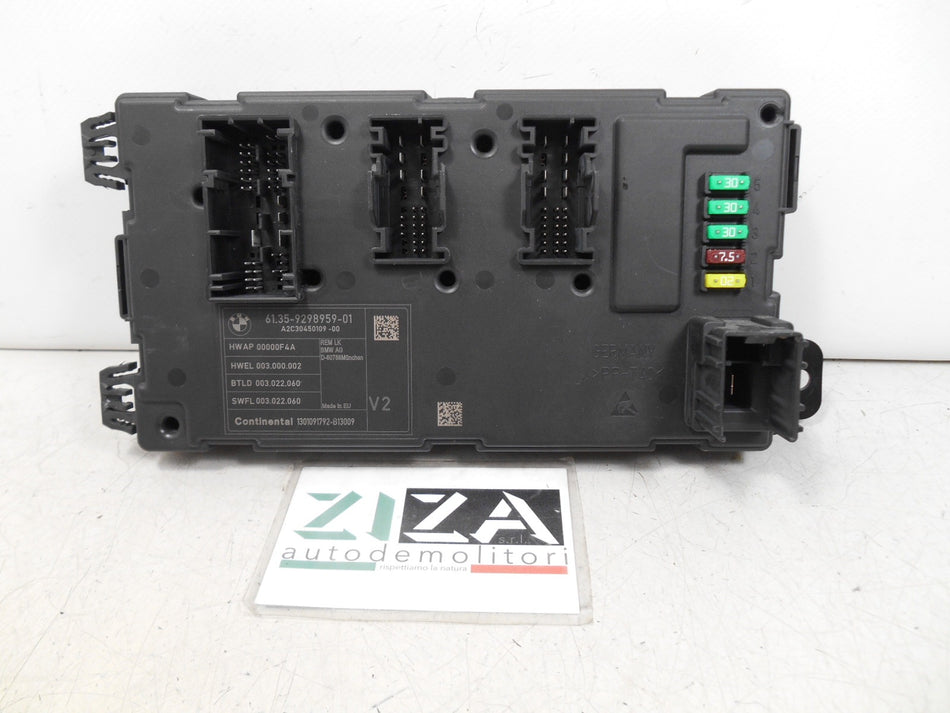 Centralina REM BMW F30 316D 2013 61.35-9298959-01 9298959
