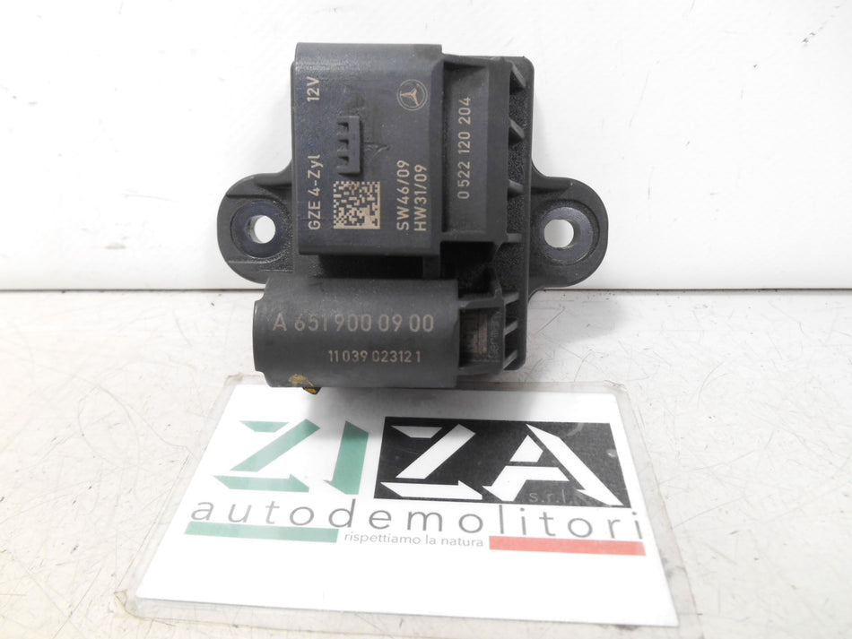 Centralina Candelette Mercedes W207 E220 170cv 2011 A6519000900