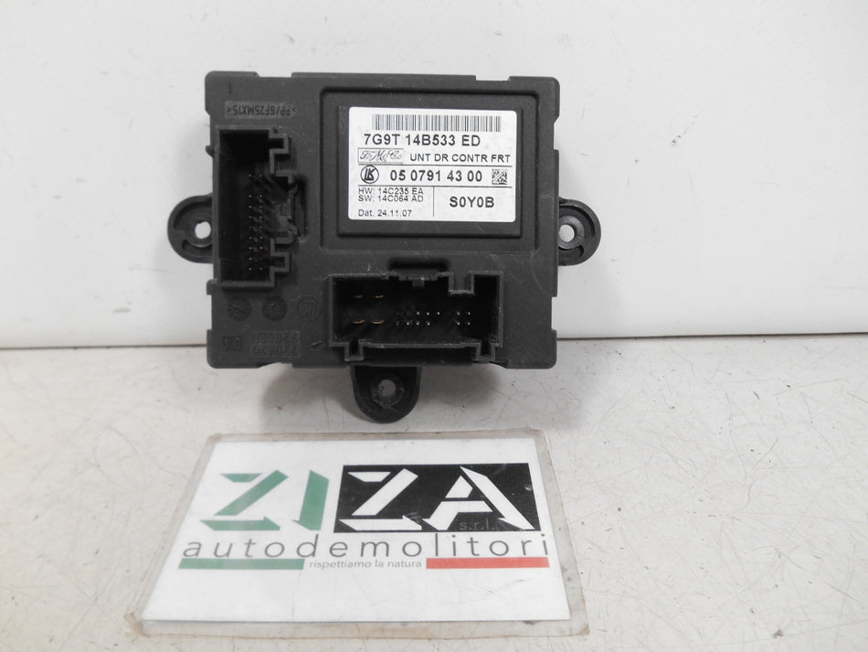 Centralina Porta Anteriore Ford Mondeo III 2008 7G9T-14B533-ED