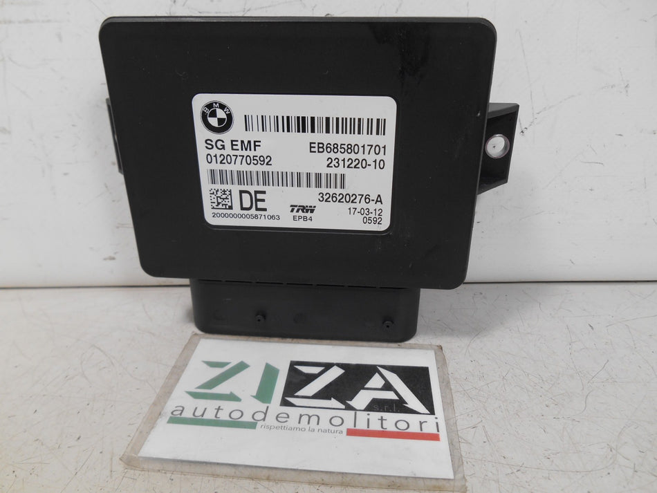 Centralina SG EMF Freno Stazionamento Elettrico BMW F11 2012 EB685801701 32620276-A 231220-10