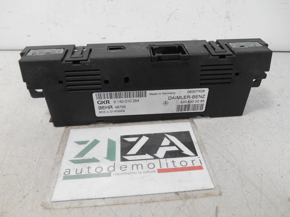 Centralina Riscaldamento Mercedes S320 W220 2001 2208300085