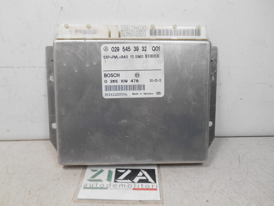 Centralina ESP Mercedes S320 W220 2001 0295453932 0265109478