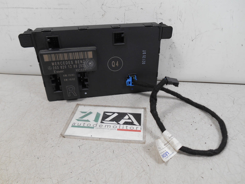 Centralina Porta Anteriore Destra Mercedes W203 C220 2003 2038201285