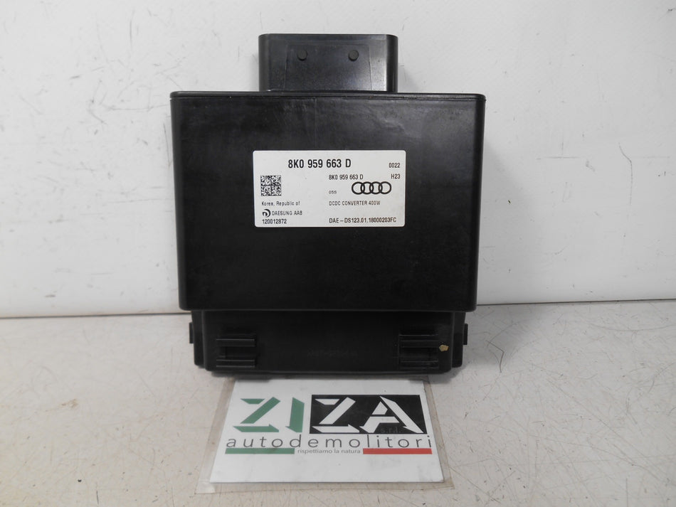 Centralina Stabilizzatore di Tensione Audi Q3 8U 2.0 DFT 2018 8K0959663D