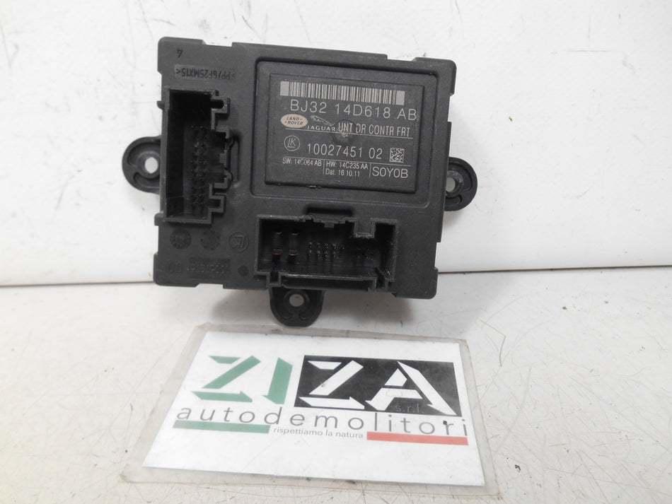 Centralina Porta Anteriore Sinistra Range Rover Evoque I 2012 BJ32-14D618-AB