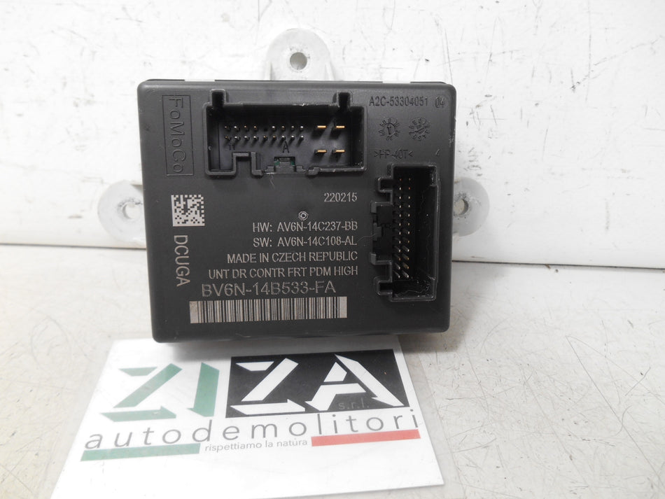 Centralina Porta Anteriore Destra Ford Focus III 2015 BV6N-14B533-FA