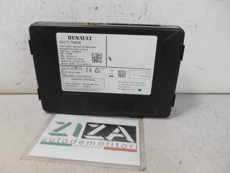 Centralina Multimediale Renault Captur 2016 282757006R