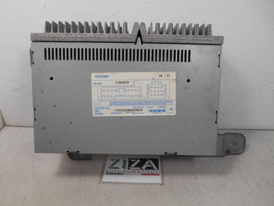 Centralina Amplificatore Autoradio Saab 9-3 II SW 2009 12773381