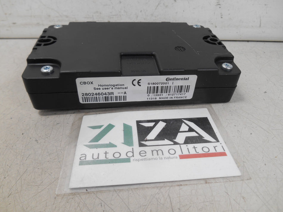 Centralina CBOX Interfaccia Multimediale Renault Scenic III 2012 280246043R-A