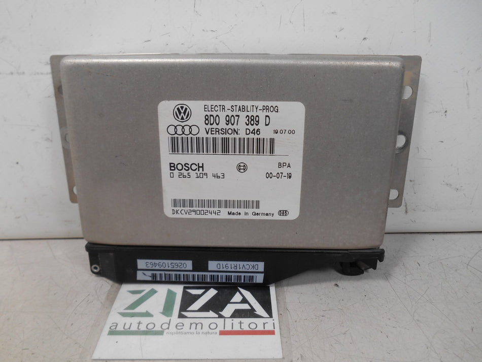Centralina ESP Audi A4 B5 SW 2000 8D0907389D 0265109463