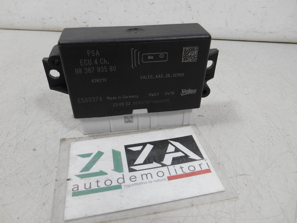 Centralina PDC Sensori di Parcheggio Peugeot 208 II 2021 9838793580