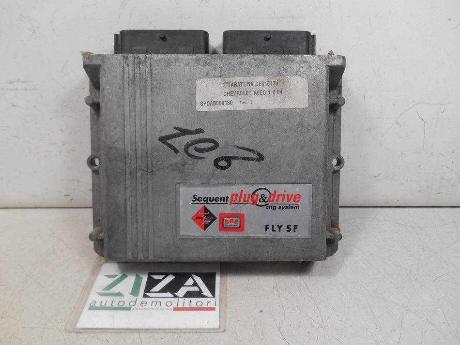 Centralina GPL Chevrolet Aveo T250 1.2 B/GPL 60kw B12D1 2008 SPDAB009130 67R011002 110R001001