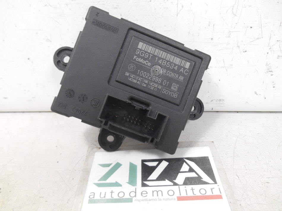 Centralina Porta Posteriore Sinistra Volvo XC60 2011 9G9T-14B534-AC