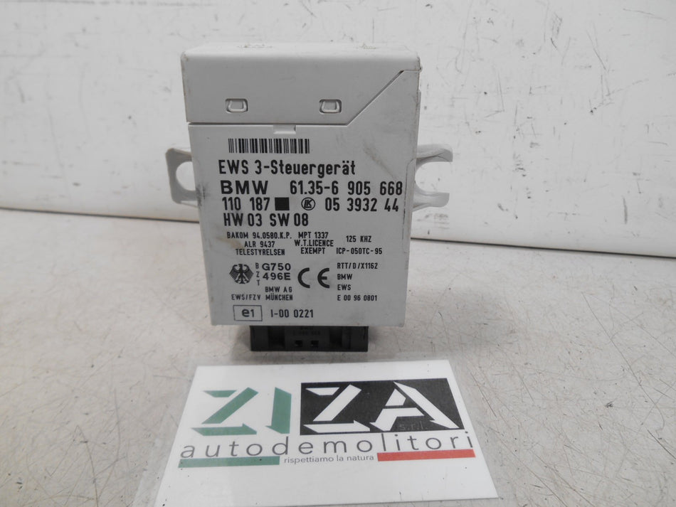 Centralina Immobilizer BMW E39 525tds 105kw 256T1 1997 61.35-6905668