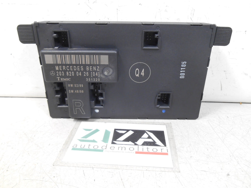 Centralina Porta Anteriore Destra Mercedes W203 C220 2001 2038200426