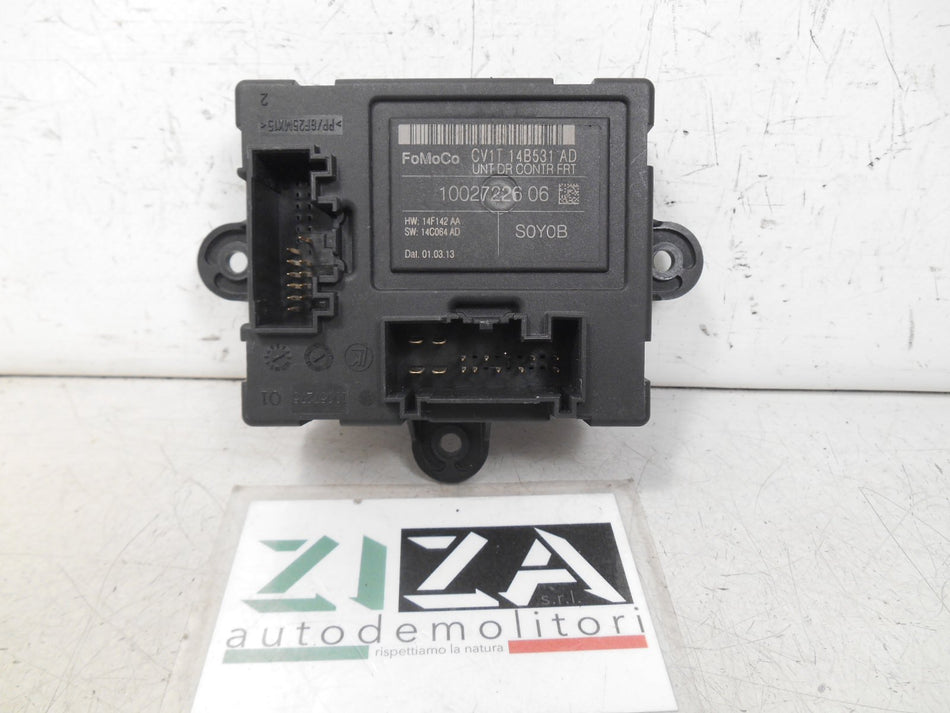 Centralina Porta Anteriore Sinistra Ford B-Max 2013 CV1T-14B531-AD