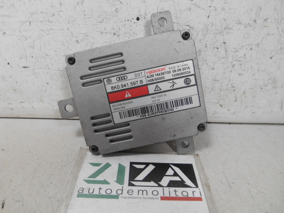 Centralina Faro Xeno Audi A3 8V 2014 8K0941597B H06/S0003