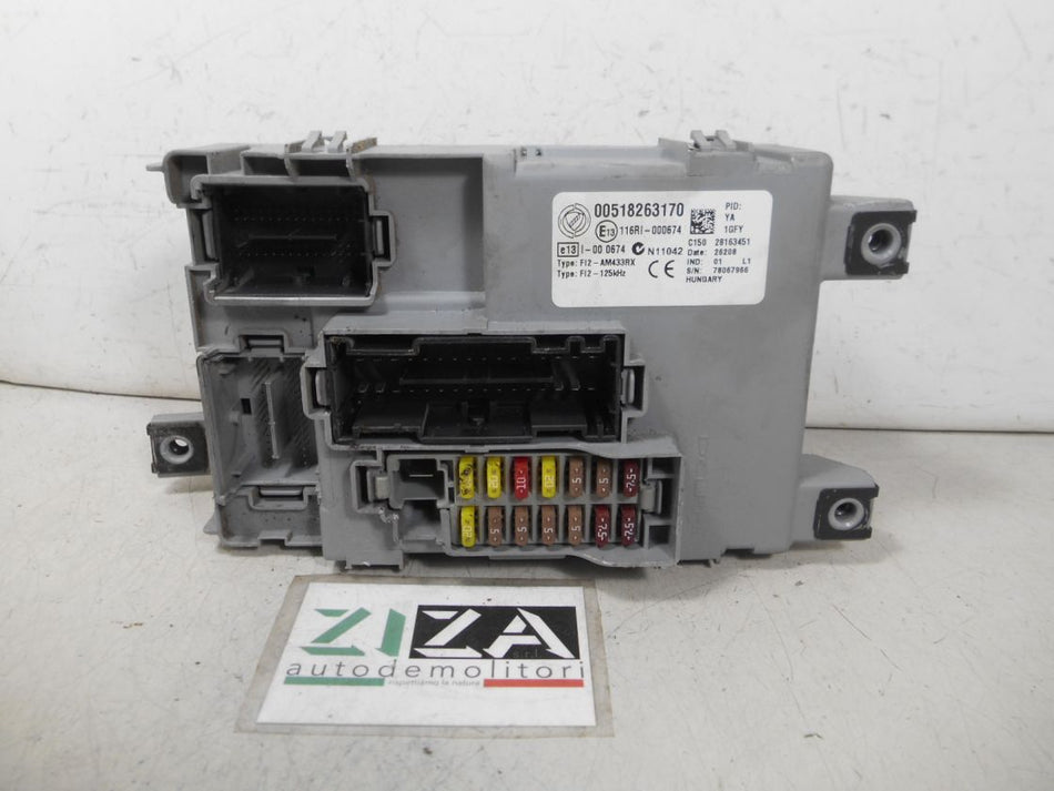 Body Computer Fiat Grande Punto 1.3 Mjet 75cv 199A2000 2009 00518263170