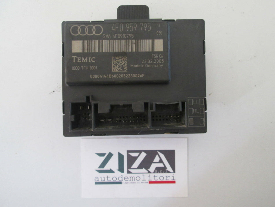 Centralina Porta Posteriore Sinistra Audi A6 C6 4F0959795