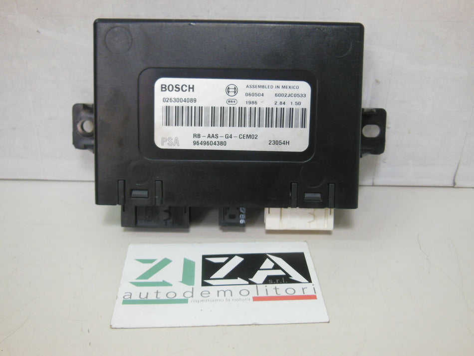 Centralina Parcheggio Peugeot 607 2.7 2006 9649604380 0263004089